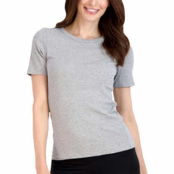 NWT Lucky Brand Women's 3 Pack Ribbed Short Sleeve T Shirt Size XL $50 2D246 - Picture 3 of 4